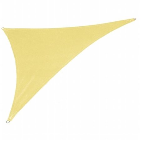 GALE PACIFIC USA INC Gale Pacific USA 473853 Coolaroo Coolhaven SHADE SAIL RT TRI 15'x12'x9'  Sahara 473853